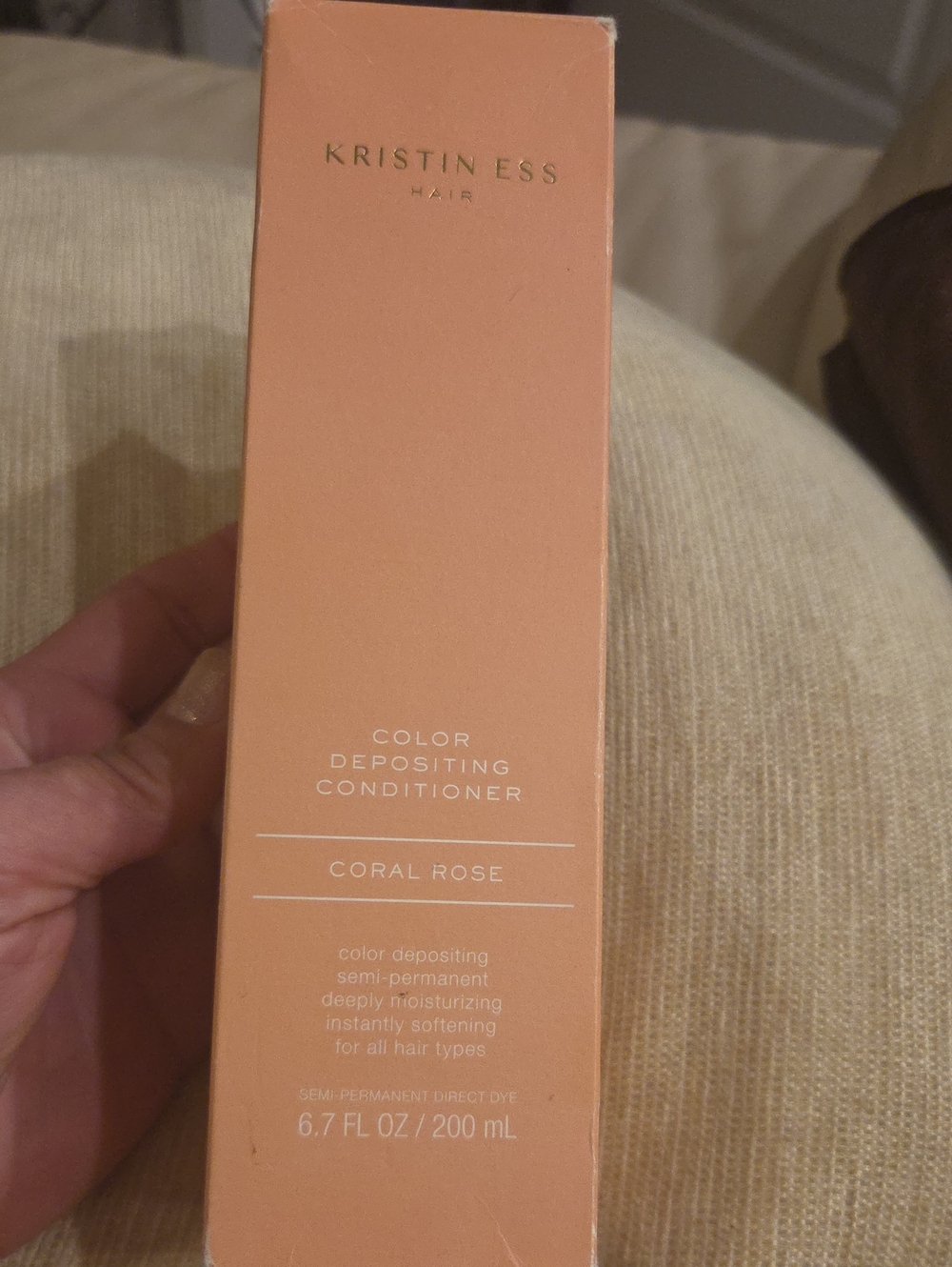 Kristin Ess Coral Rose Color-Depositing Conditioner NIB